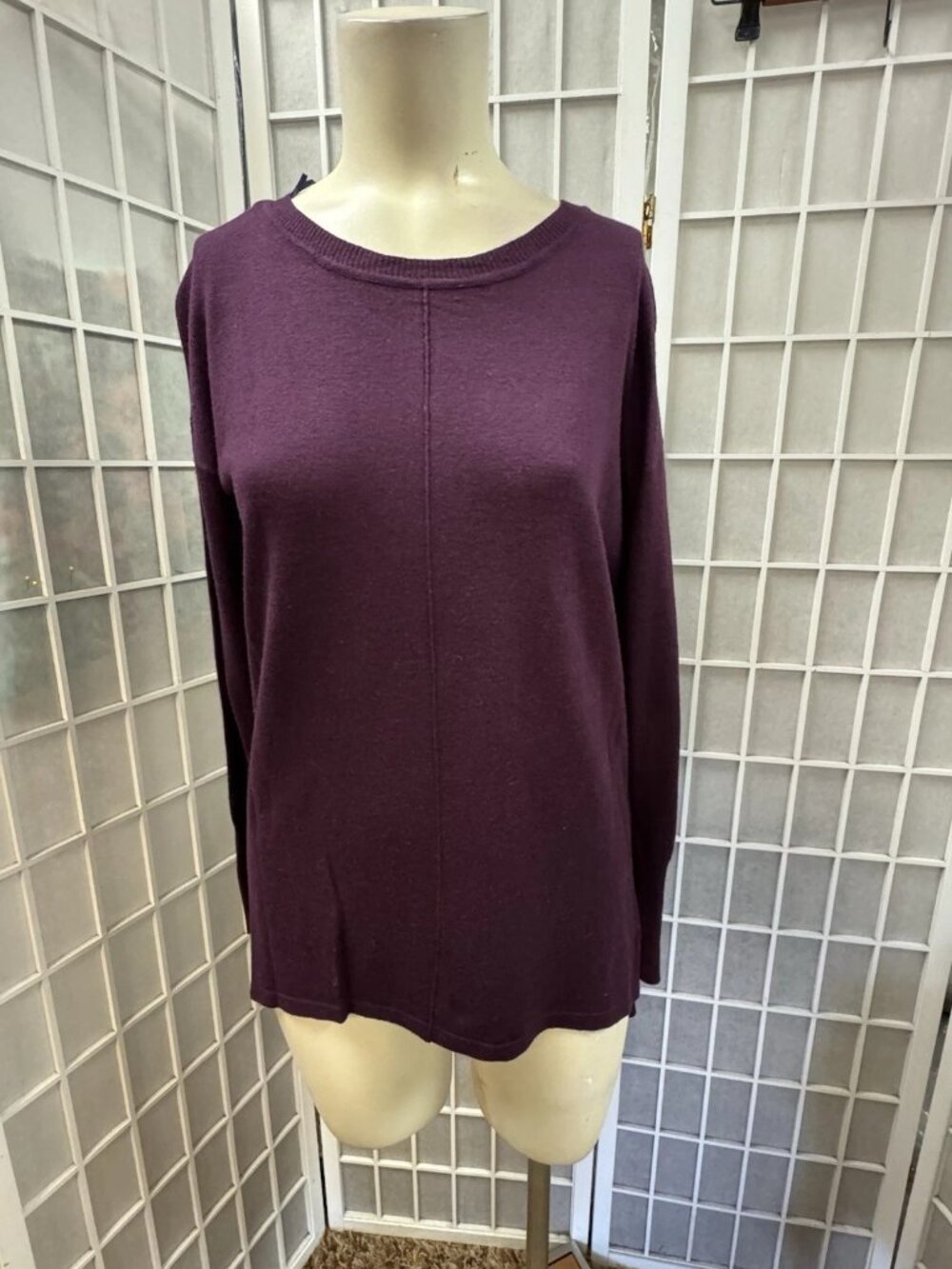 Pink Republic/Eddie Bauer,2 Sweaters $17Each,Rayon,Purple,Cotton Orange,Size M.! - Picture 5 of 16